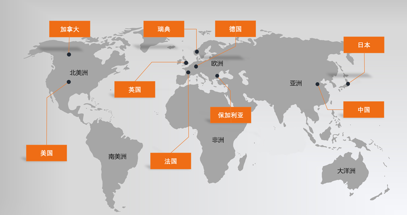 业务分布地图